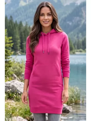 Dámska predĺžená mikina ALTISPORT NoPrint NP/ALW914 PURPUROVÁ