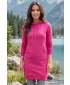 Dámska predĺžená mikina ALTISPORT NoPrint NP/ALW914 PURPUROVÁ