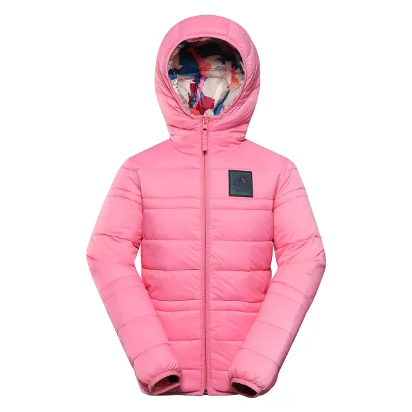  Detská obojstranná bunda Hi-Therm ALPINE PRO DOUWO KJCD336 RUŽOVÝ 