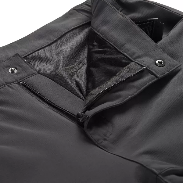  Pánske softshell nohavice ALPINE PRO CORB MPAD672 TMAVO ŠEDÝ 