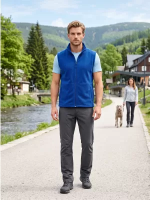 Fleecová unisex vesta ALTISPORT NoPrint NP/ALU815 KRÁĽOVSKÁ MODRÁ