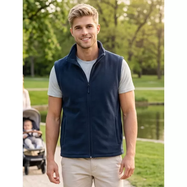  Fleecová unisex vesta ALTISPORT NoPrint NP/ALU815 NÁMORNÍCKA MODRÁ 