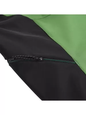 Pánska bunda so softshell ALPINE PRO ESPRIT MJCD622 ZELENÝ