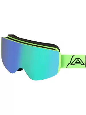 Detské lyžiarske okuliare ALPINE PRO GROWO KGSD00A ZELENÁ