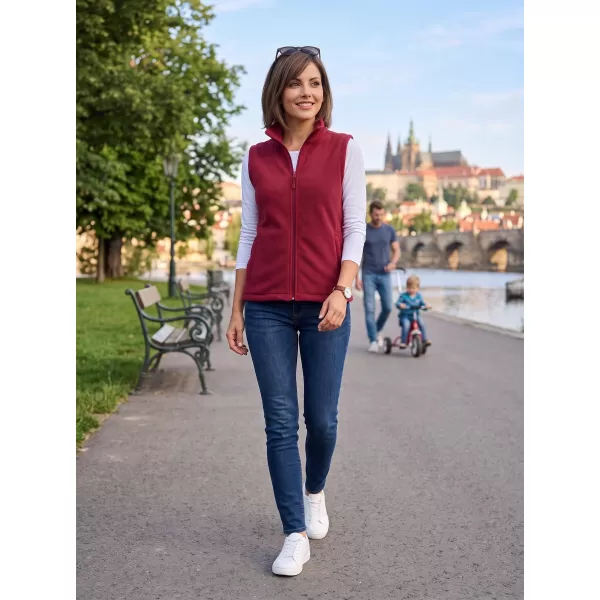  Fleecová unisex vesta ALTISPORT NoPrint NP/ALU815 MARLBORO ČERVENÁ 