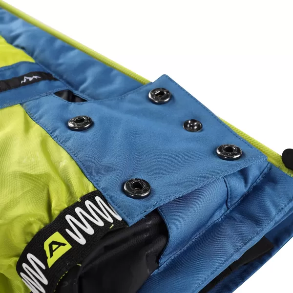  Detská lyžiarska bunda ALPINE PRO REAMO KJCB305 SVETLO ZELENÁ 