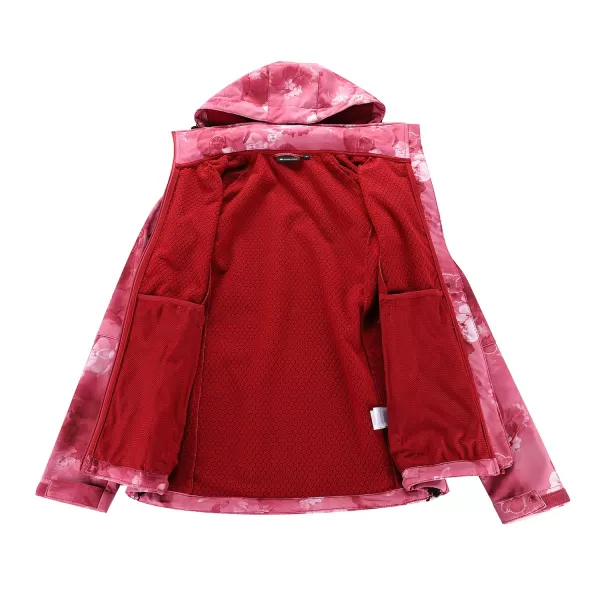  Dámska bunda softshell ALPINE PRO HOORA LJCC590 ČERVENÝ 