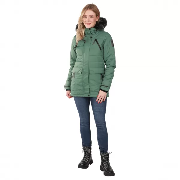  Dámska bunda ALPINE PRO Werda LJCD644 GREEN 