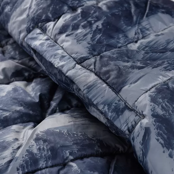  Pánska obojstranná bunda hi-therm ALPINE PRO EROM MJCD628 MODRÁ INDIGO 