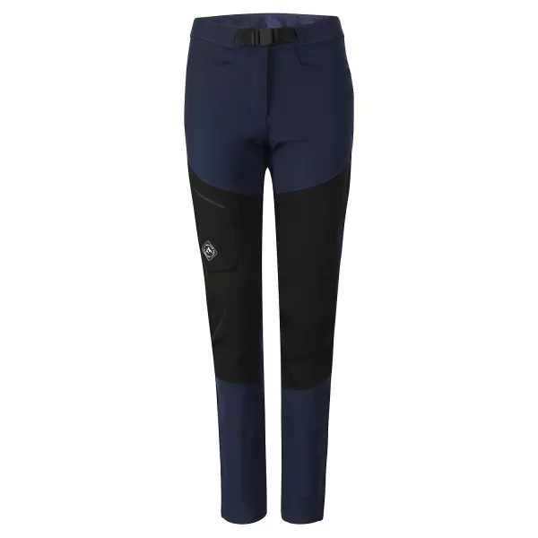  Ženské softshell nohavice ALPINE PRO AKANA LPAD698 MODRÝ INDIGO 