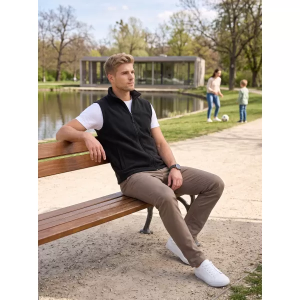  Fleecová unisex vesta ALTISPORT NoPrint NP/ALU815 ČIERNA 