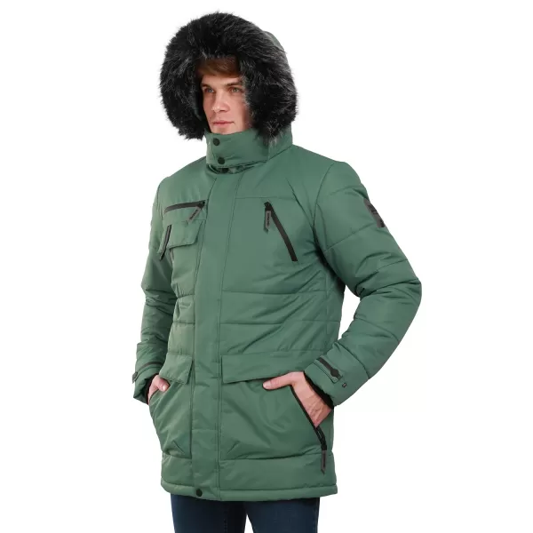  Pánska bunda ALPINE PRO WERD MJCD681 zelená 