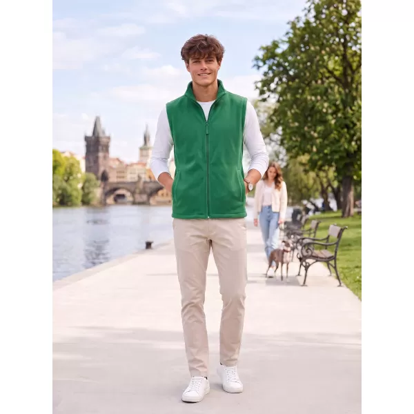  Fleecová unisex vesta ALTISPORT NoPrint NP/ALU815 STREDNE ZELENÁ 