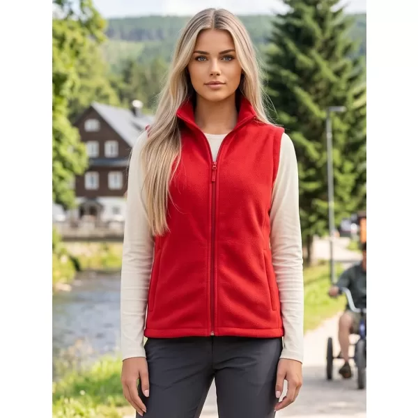  Fleecová unisex vesta ALTISPORT NoPrint NP/ALU815 ČERVENÁ 