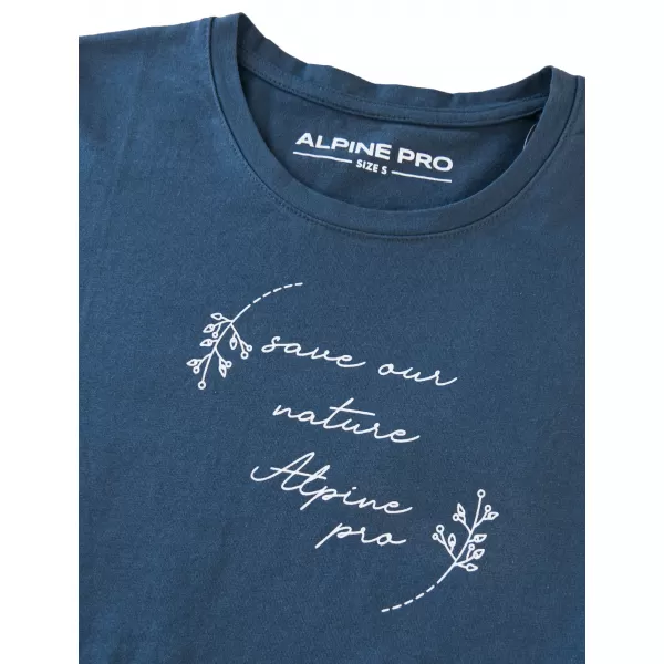  Tričko ALPINE PRO BADENA LTSY007 MODRÝ 