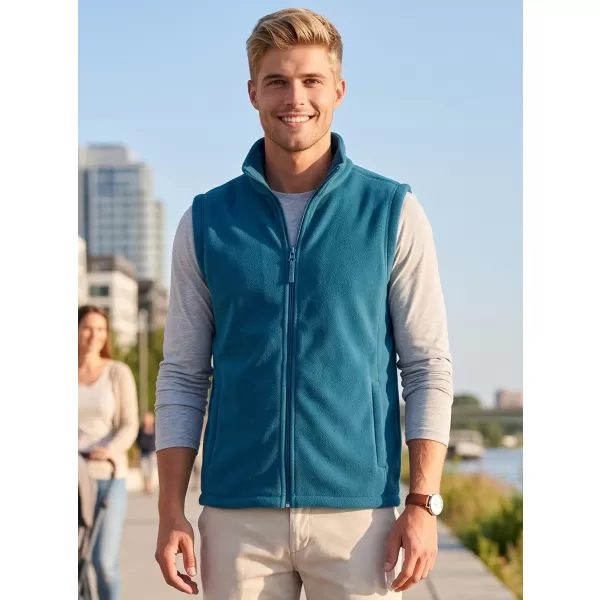  Fleecová unisex vesta ALTISPORT NoPrint NP/ALU815 PETROLEJ 
