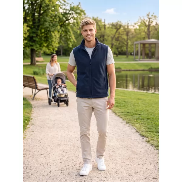  Fleecová unisex vesta ALTISPORT NoPrint NP/ALU815 NÁMORNÍCKA MODRÁ 