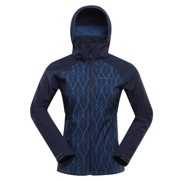  Dámska bunda softshell ALPINE PRO HOORA LJCD590 MODRÝ INDIGO 