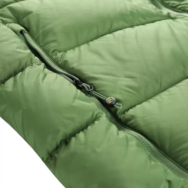  Pánska zimná bunda perie ALPINE PRO ROGIT MJCD621 ZELENÝ 
