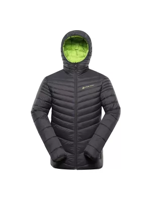 Pánska obojstranná bunda hi-therm ALPINE PRO EROM MJCD628 TMAVO ŠEDÁ