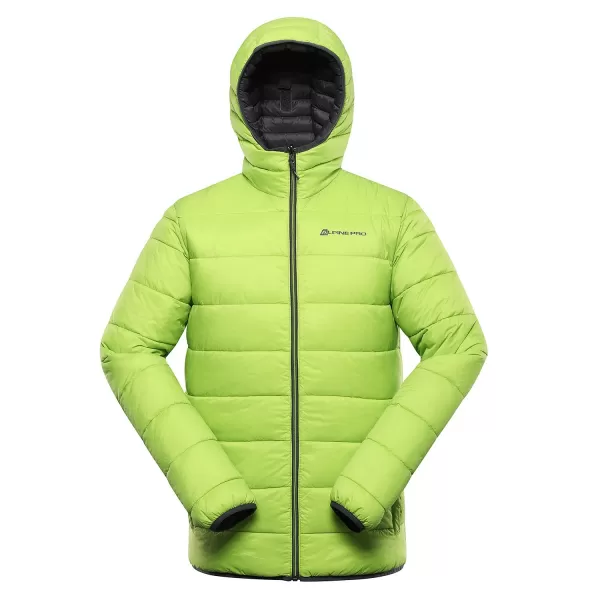  Pánska obojstranná bunda hi-therm ALPINE PRO EROM MJCD628 TMAVO ŠEDÁ 