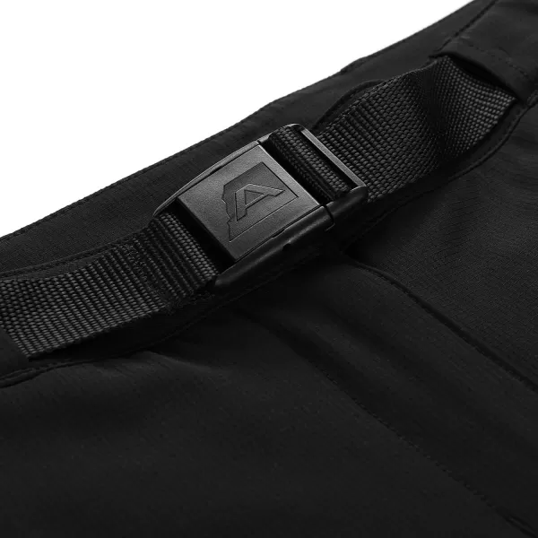  Ženské softshell nohavice ALPINE PRO CORBA LPAD663 ČIERNY 
