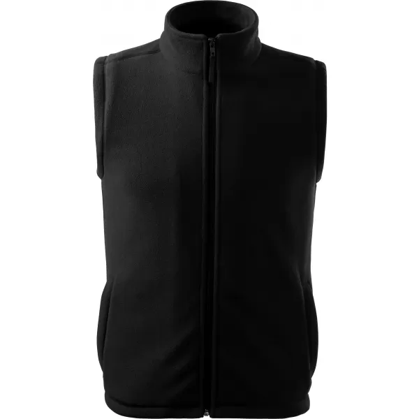  Fleecová unisex vesta ALTISPORT NoPrint NP/ALU815 ČIERNA 