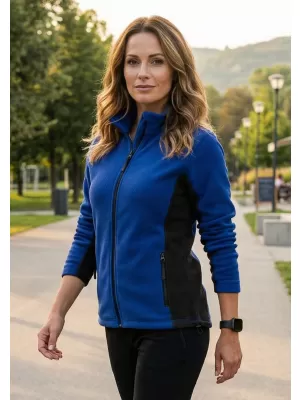 Dámska fleecová mikina ALTISPORT NoPrint NP/ALW825 KRÁĽOVSKÁ MODRÁ