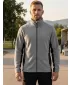 Pánska fleecová mikina ALTISPORT NoPrint NP/ALM725 SVETLO ŠEDÁ
