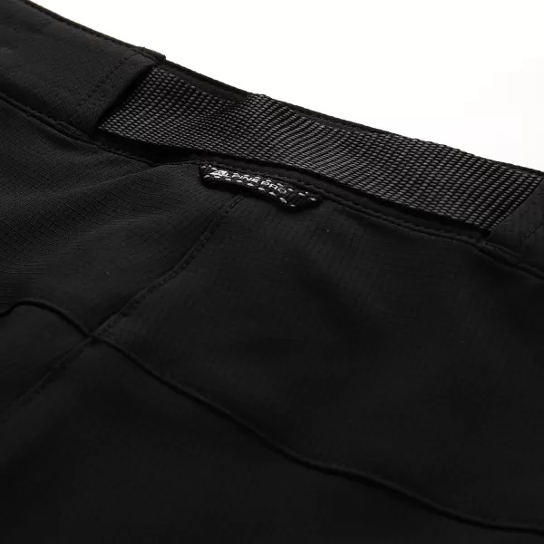  Ženské softshell nohavice ALPINE PRO CORBA LPAD663 ČIERNY 
