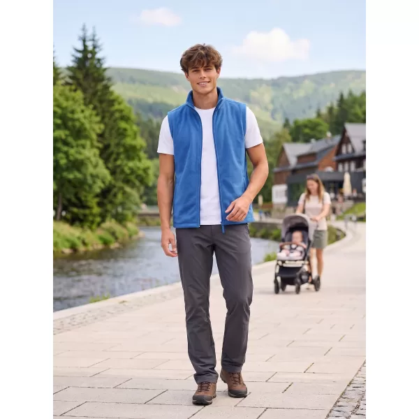  Fleecová unisex vesta ALTISPORT NoPrint NP/ALU815 AZÚROVO MODRÁ 