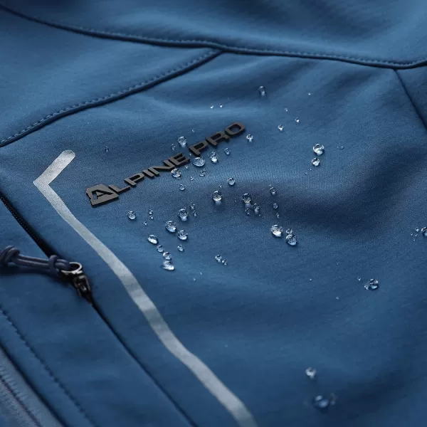  Dámska bunda softshell ALPINE PRO ESPRITA LJCB589 MODRÝ 