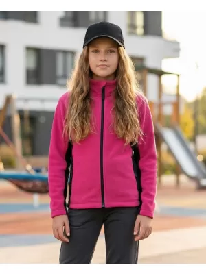 Detská fleecová mikina ALTISPORT NoPrint NP/ALK925 PURPUROVÁ