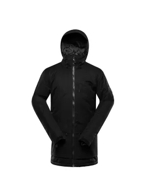 Pánska lyžiarska bunda ALPINE PRO GARG MJCD698 ČIERNY