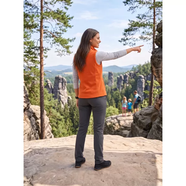  Fleecová unisex vesta ALTISPORT NoPrint NP/ALU815 ORANŽOVÁ 