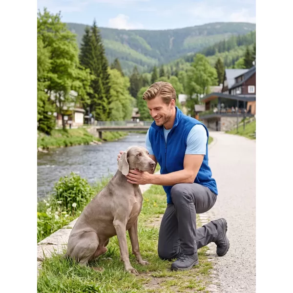  Fleecová unisex vesta ALTISPORT NoPrint NP/ALU815 KRÁĽOVSKÁ MODRÁ 