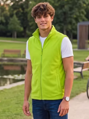 Fleecová unisex vesta ALTISPORT NoPrint NP/ALU815 VÁPNO