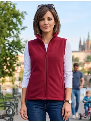 Fleecová unisex vesta ALTISPORT NoPrint NP/ALU815 MARLBORO ČERVENÁ