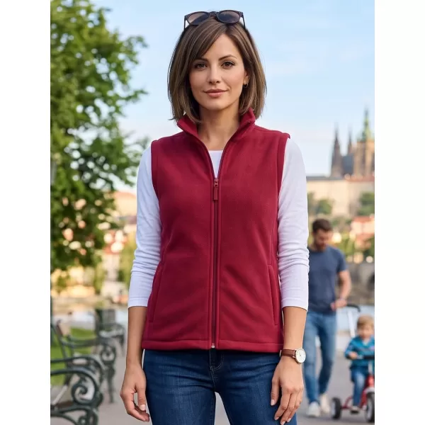  Fleecová unisex vesta ALTISPORT NoPrint NP/ALU815 MARLBORO ČERVENÁ 