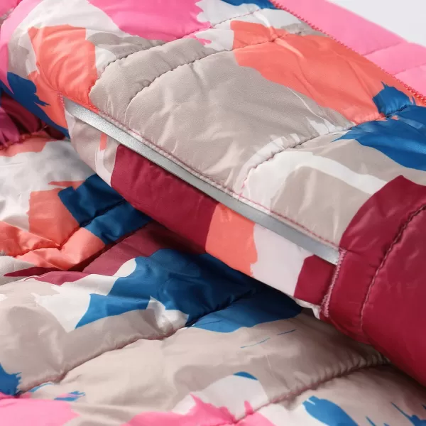  Detská obojstranná bunda Hi-Therm ALPINE PRO DOUWO KJCD336 RUŽOVÝ 
