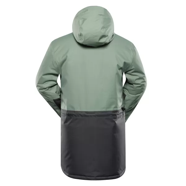  Pánska lyžiarska bunda ALPINE PRO OMEQ MJCB644 ZELENÁ 
