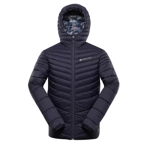  Pánska obojstranná bunda hi-therm ALPINE PRO EROM MJCD628 MODRÁ INDIGO 