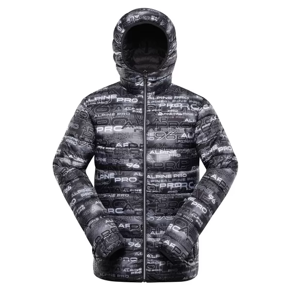  Pánska obojstranná bunda hi-therm ALPINE PRO EROM MJCD628 ČIERNA 