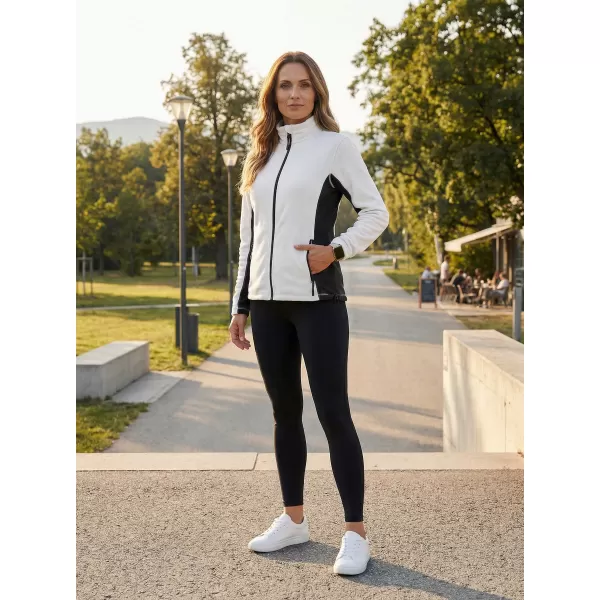  Dámska fleecová mikina ALTISPORT NoPrint NP/ALW825 BIELA 