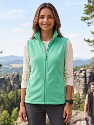 Fleecová unisex vesta ALTISPORT NoPrint NP/ALU815 MÄTA