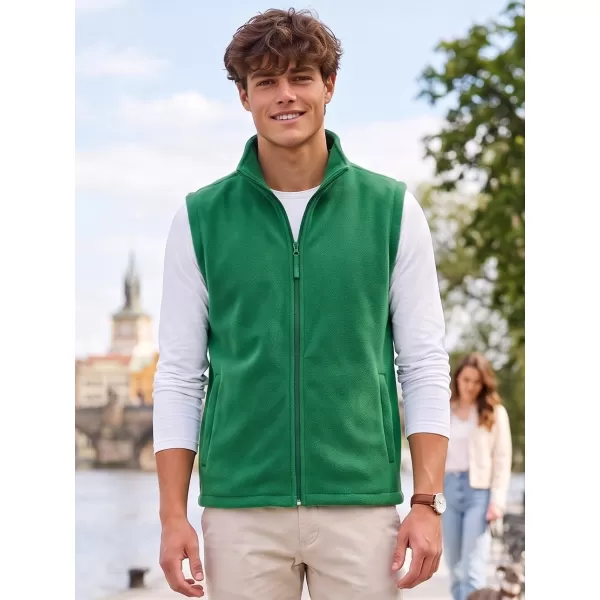  Fleecová unisex vesta ALTISPORT NoPrint NP/ALU815 STREDNE ZELENÁ 