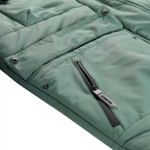  Pánska bunda ALPINE PRO WERD MJCD681 zelená 