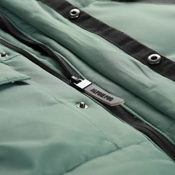  Pánska bunda ALPINE PRO WERD MJCD681 zelená 