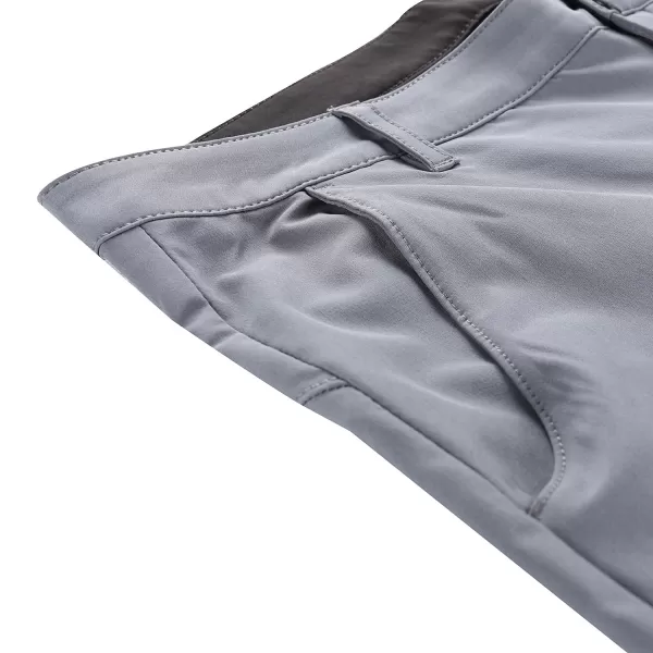  Pánske softshell šortky ALPINE PRO bak MPAC711 šedá 
