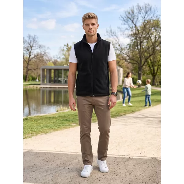 Fleecová unisex vesta ALTISPORT NoPrint NP/ALU815 ČIERNA 